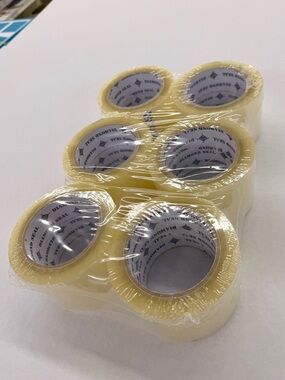 Diamond Supply Co. Clear Packing Tape Rolls 6 Pack 3inch x 100 yards